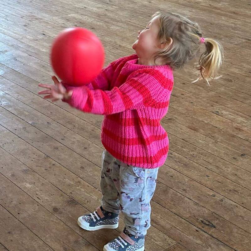 Little kids playing ball sports